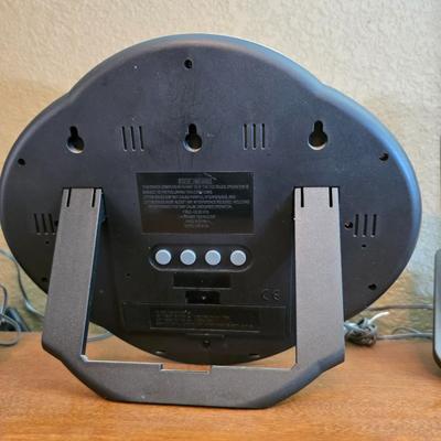 Panasonic Cordless Phone System, Atomic Wall Clock & Vintage Webster’s Dictionaries