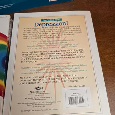 Lot of 6 Self-Help & Depression Recovery Books – CBT, Mindfulness, and Healing