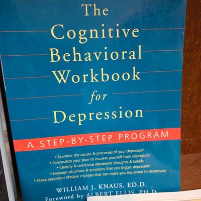 Lot of 6 Self-Help & Depression Recovery Books – CBT, Mindfulness, and Healing