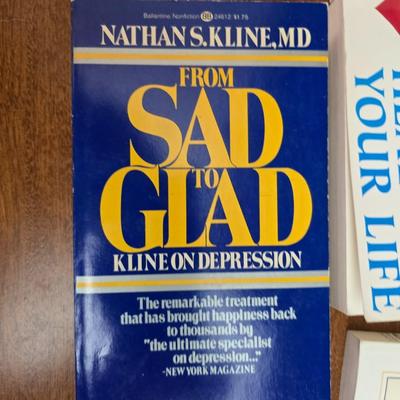 Lot of 6 Self-Help & Depression Recovery Books – CBT, Mindfulness, and Healing