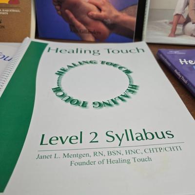 Lot of 10 Wellness & Bodywork Books – Massage, Reflexology, Healing Touch, Anatomy