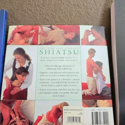 Lot of 10 Wellness & Bodywork Books – Massage, Reflexology, Healing Touch, Anatomy