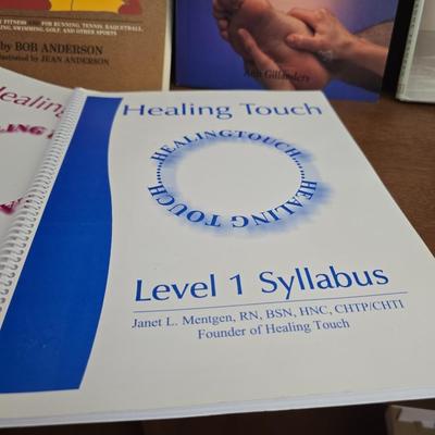 Lot of 10 Wellness & Bodywork Books – Massage, Reflexology, Healing Touch, Anatomy