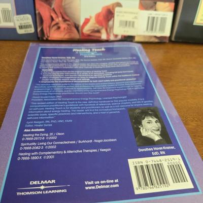 Lot of 10 Wellness & Bodywork Books – Massage, Reflexology, Healing Touch, Anatomy