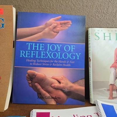 Lot of 10 Wellness & Bodywork Books – Massage, Reflexology, Healing Touch, Anatomy