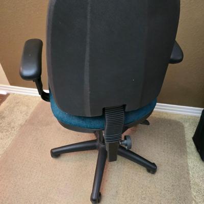 Office Comfort Bundle – Chair with Rolling Mat, Heated Massage Cushion