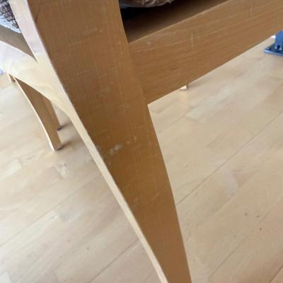 Set of Two Slat-Backed Arm Chairs (LR-BM)
