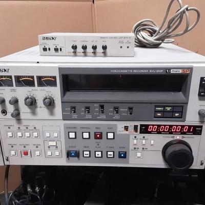 Sony Bvu-950p Sp / Tbc Controller Pal Version