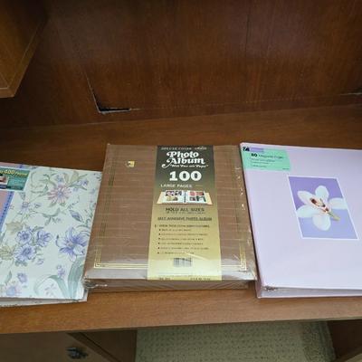 Lot of Large Photo Albums – New & Lightly Used