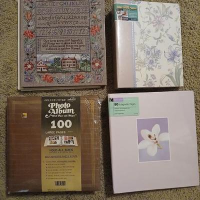 Lot of Large Photo Albums – New & Lightly Used