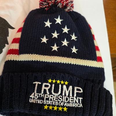 Pro-Trump Memorabilia Lot – Flag, Apparel, Mug & Sticker