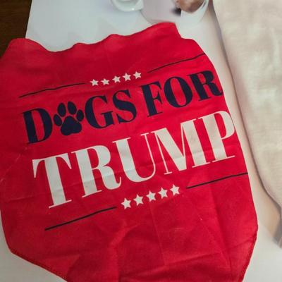 Pro-Trump Memorabilia Lot – Flag, Apparel, Mug & Sticker