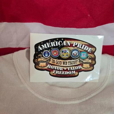 Pro-Trump Memorabilia Lot – Flag, Apparel, Mug & Sticker