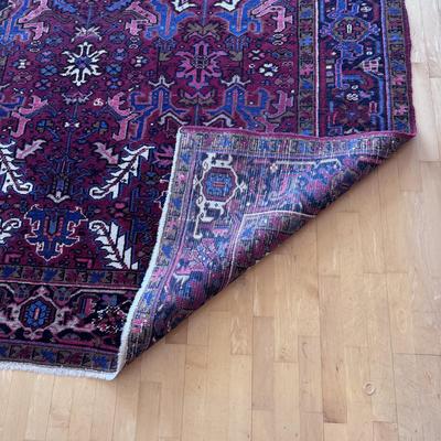 Geometric Persian Style Burgundy Rug (LR-DZ)