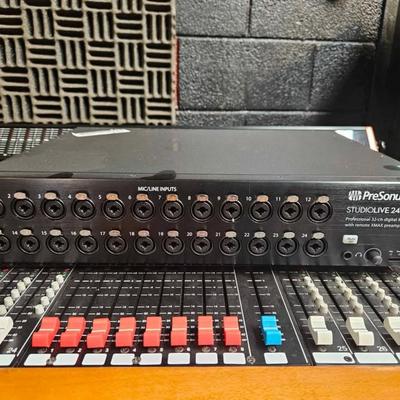 Complete Sony 24ch 2 inch tape recording machine with a Toft 32ch board. Lots of extras