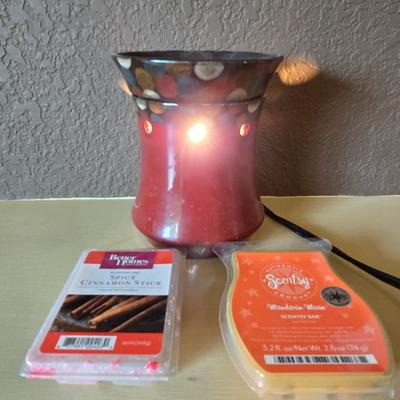 Parisian Café Wall Art & Scentsy Wax Warmer Set