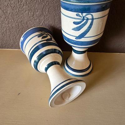 Handcrafted Stoneware Pottery – 4 Pc. Set