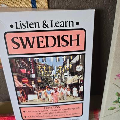 Vintage Swedish Heritage Lot – Textiles, Books, Decor & More