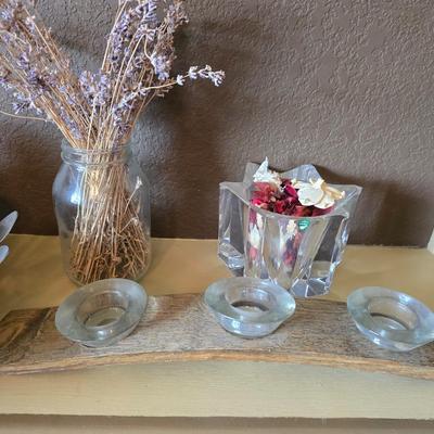 Decorative Home Accents Lot – Bowl, Filler, Lavender & More