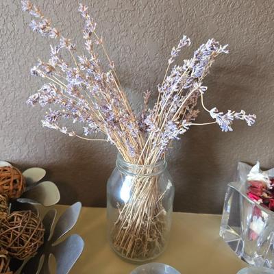 Decorative Home Accents Lot – Bowl, Filler, Lavender & More