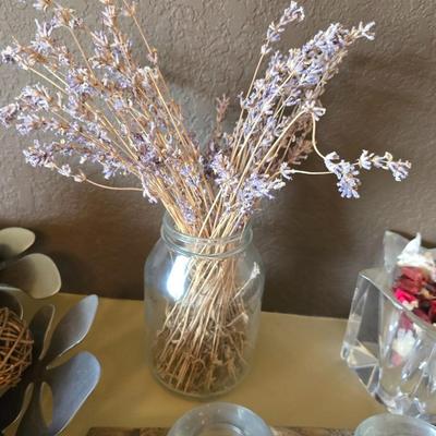 Decorative Home Accents Lot – Bowl, Filler, Lavender & More