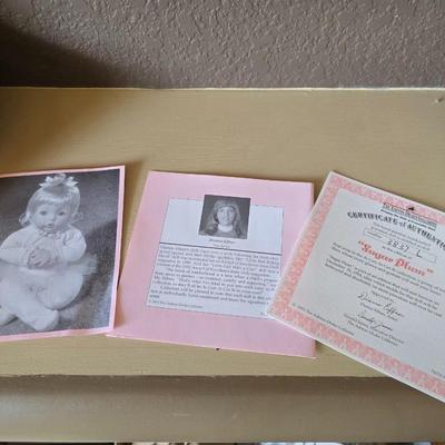 Ashton-Drake “Sugar Plummy” Porcelain Doll – Limited Edition with COA