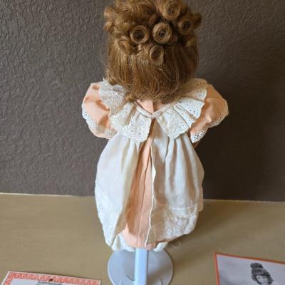 Ashton-Drake “Peaches and Cream” Porcelain Doll – Dianna Effner – COA Included
