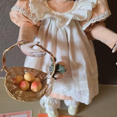 Ashton-Drake “Peaches and Cream” Porcelain Doll – Dianna Effner – COA Included