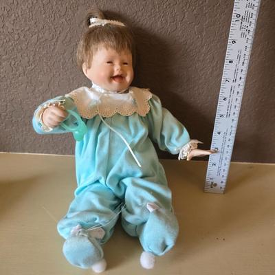 Ashton-Drake “My First Tooth” Porcelain Doll by Kathy Barry-Hippensteel – COA Included