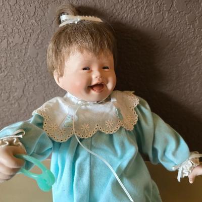 Ashton-Drake “My First Tooth” Porcelain Doll by Kathy Barry-Hippensteel – COA Included