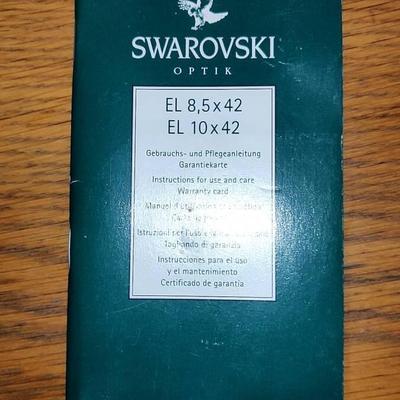 SWAROVSKI EL 8.5x42 7.6deg Binoculars