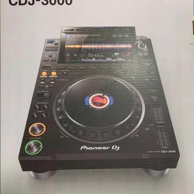 Pioneer DJ CDJ-3000 Multi-Player Black Professional Flagship model in stock 100V