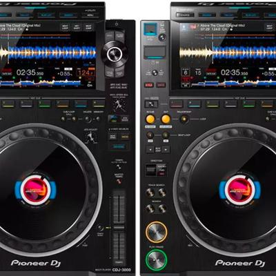 Pioneer DJ CDJ-3000 Multi-Player Black Professional Flagship model in stock 100V