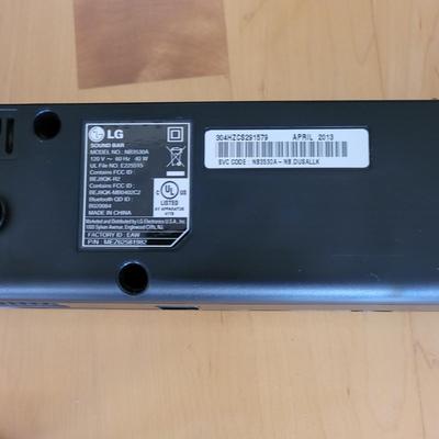 LG Sound Bar and Subwoofer (D-EL)