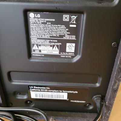 LG Sound Bar and Subwoofer (D-EL)