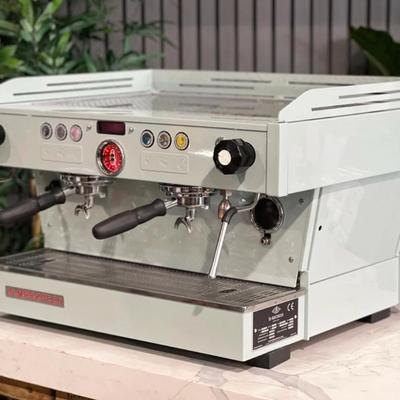 LA MARZOCCO LINEA PB 2 GROUP ESPRESSO COFFEE MACHINE PALE GREEN COMMERCIAL MAKER
