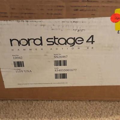 Nord Stage 4 HA88 Hammer Action 88-Key Digital Piano 2023 - Present - Red