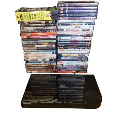 Samsung Blue Ray Player and DVDs (D-EL)