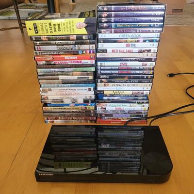 Samsung Blue Ray Player and DVDs (D-EL)