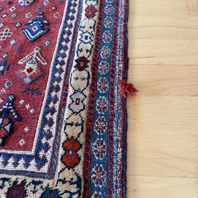 Small Wool Area Rug (D-BM)