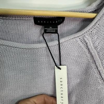 SANCTUARY Clothing Lilac Lavender XL Sweater