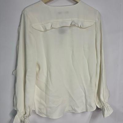 Medium Trina Turk Women's Ruffle Sleeve Blouse