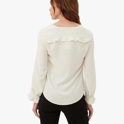 Medium Trina Turk Women's Ruffle Sleeve Blouse