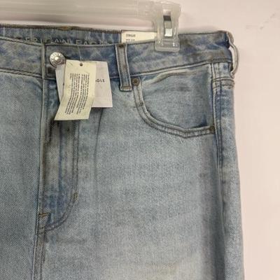 American Eagle Mom Jean 12 (31W) Long Strigid
