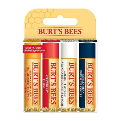 Burt’s Bees Best of Burt’s Lip Balm 4-Pack – Factory Sealed