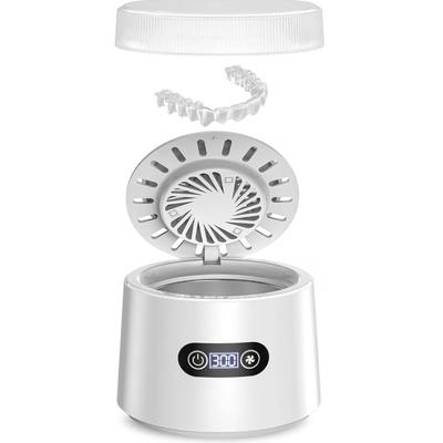 Ultrasonic Cleaner for Jewelry, Retainers, Mouth Guards, Toothbrush Heads, Aligners & Dentures - Professional Portable Ultra Sonic...