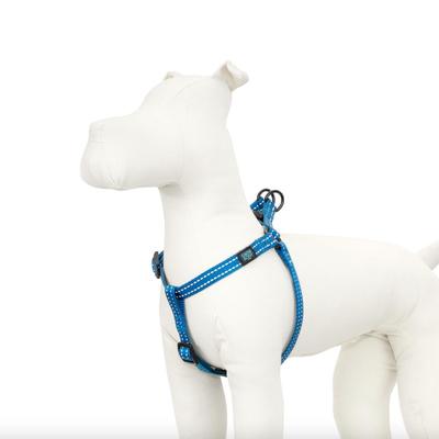 Size Medium Good Scout Good Harness in Blue - Heavy Duty Durable Dog Body Harness for Easy Walking & Training, Adjustable &...
