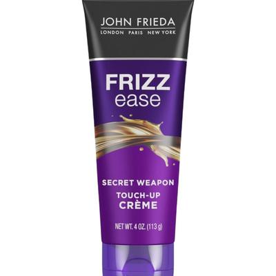John Frieda Frizz Ease Secret Weapon Touch-Up Crème - Anti-Frizz Styling Cream for Smooth, Frizz-Prone Hair, 4 Oz