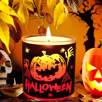 Pumpkin Scented Candle, Fall Decorations for Home, Halloween Decorations Indoor, Spooky Candle, Gothic Fall Decor