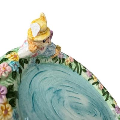 Complete 24 Piece Set - Vintage 1994 Mercuries "Bunnies in the Garden" - Easter Child's Tea Set Porcelain Tea Party,...